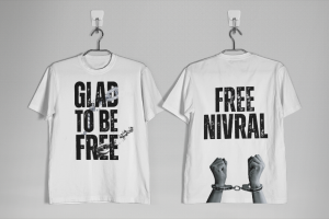 WHITE GLAD TO BE FREE SHIRT